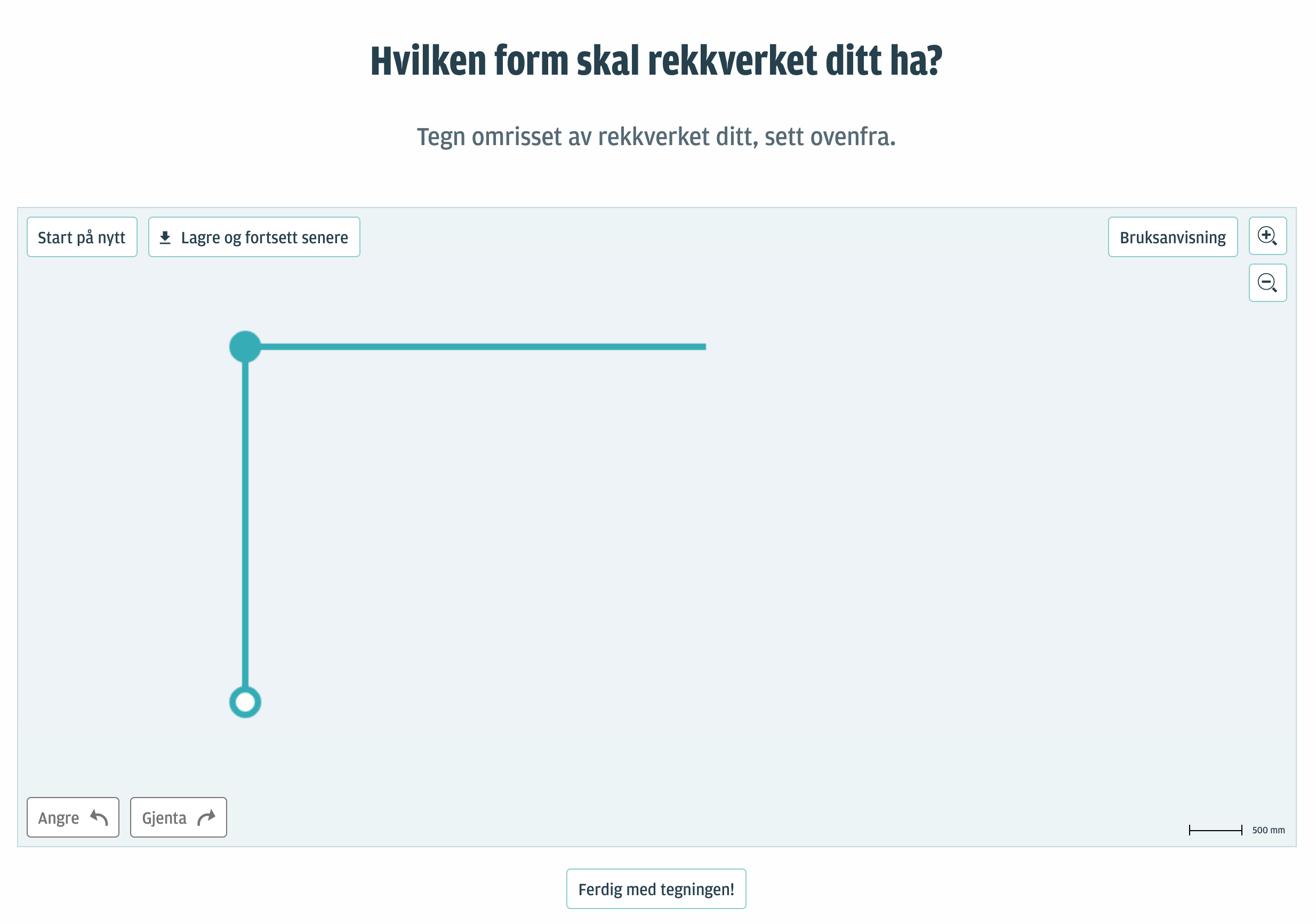 Bilde fra rekkverkbyggeren til Smart Rekkverk