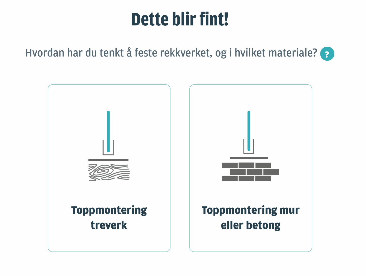 Bilde fra rekkverkbyggeren til Smart Rekkverk